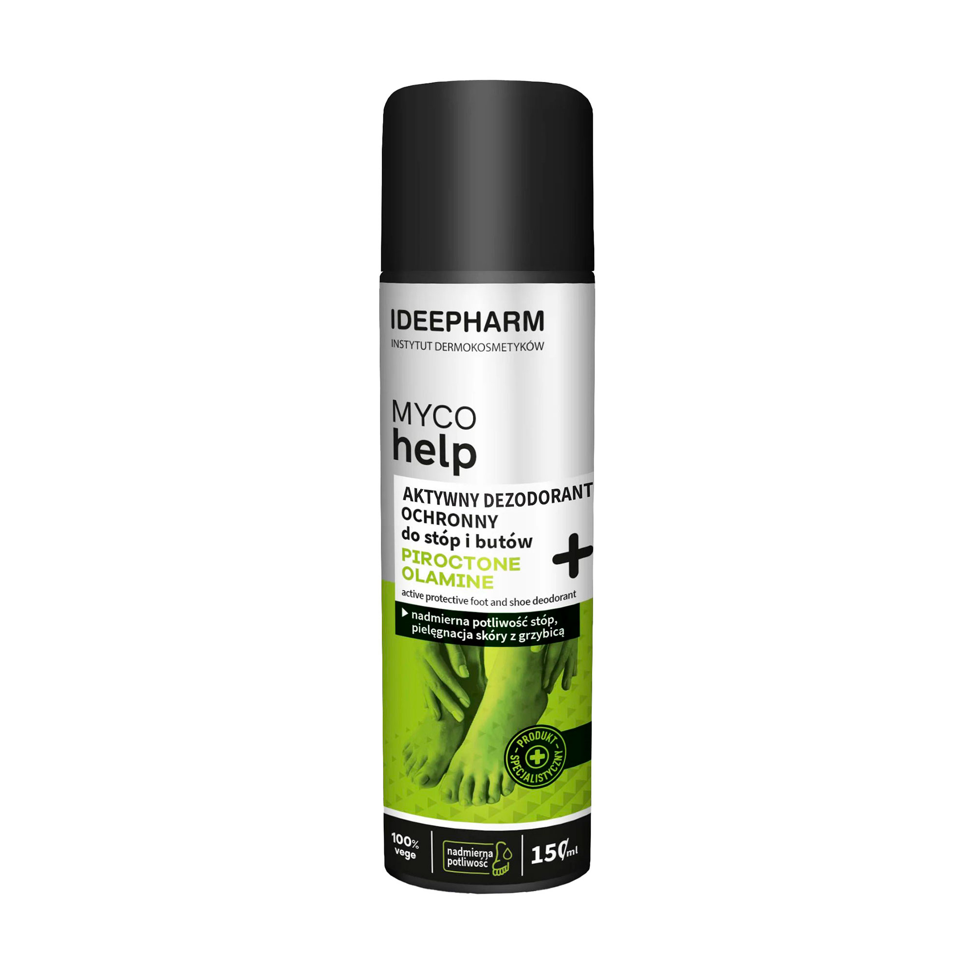 Дезодорант для ніг та взуття Ideepharm Myco Help Protective Deodorant, 150 мл